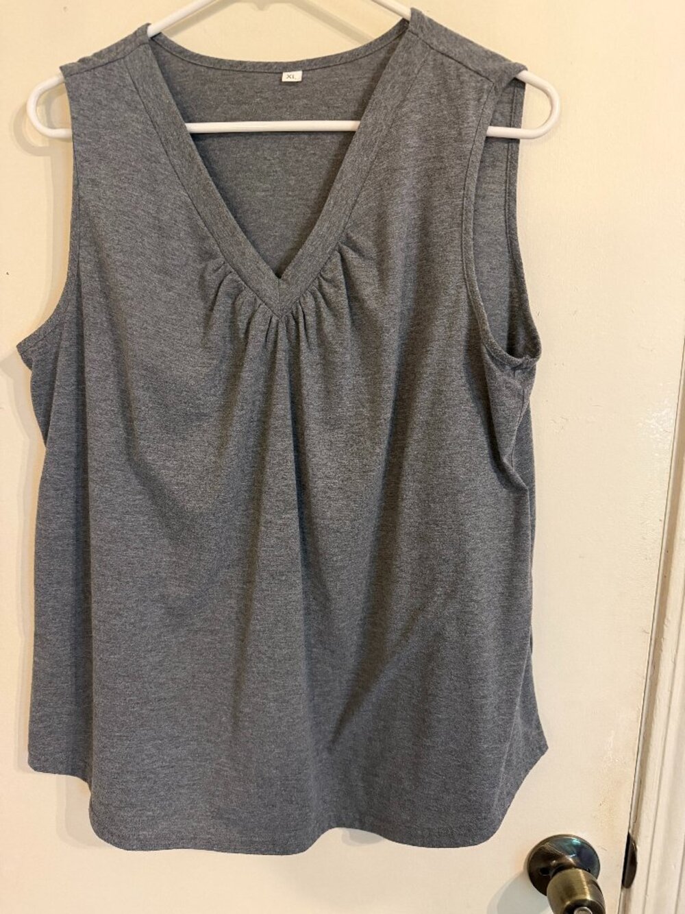 Modlily Sleeveless Gray Sleeveless Top Size XL